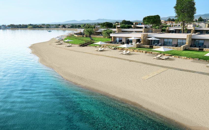IKOS Olivia deluxe two bedroom bungalow suite aerial view