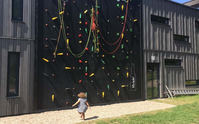 Baltic Sea Escape Outdoor Climbing Wall with The Little Voyager