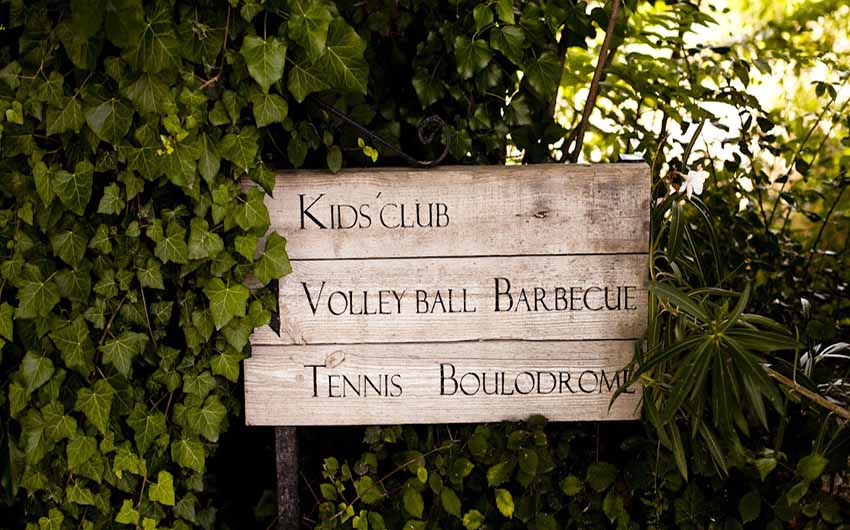 French Wine Estate Kids Activities Sign with The Little Voyager