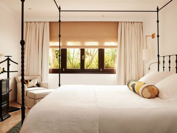 Marbella Club Garden Suite Bedroom with The Little Voyager