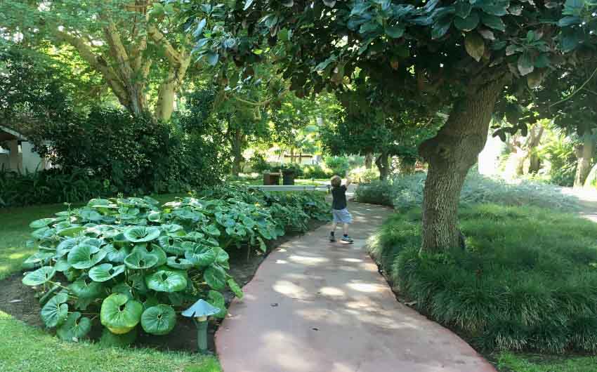 Marbella Club Gardens with The Little Voyager