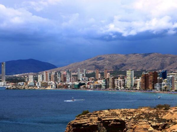 Benidorm along Costa Blanca in Spain with The Little Voyager