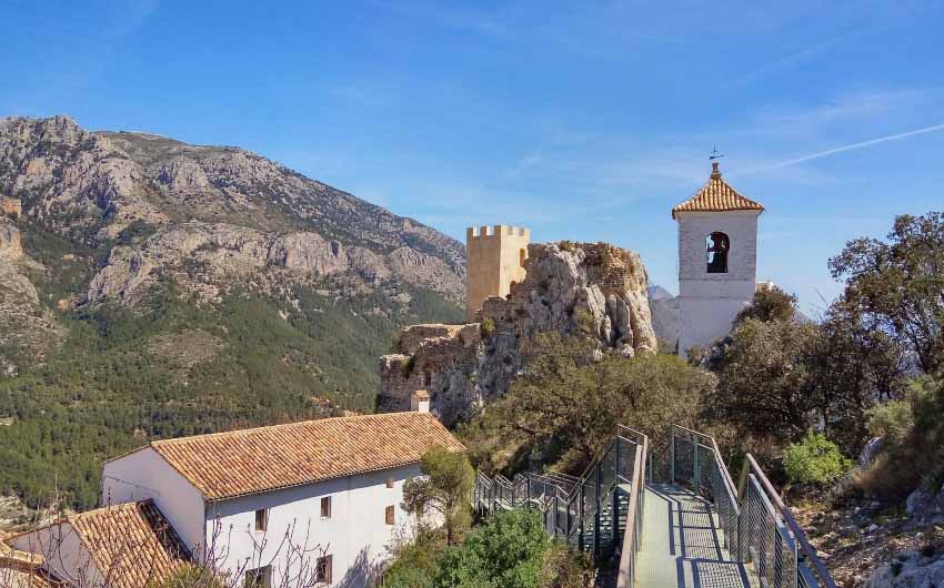 Guadalest in Costa Blanca with The Little Voyager