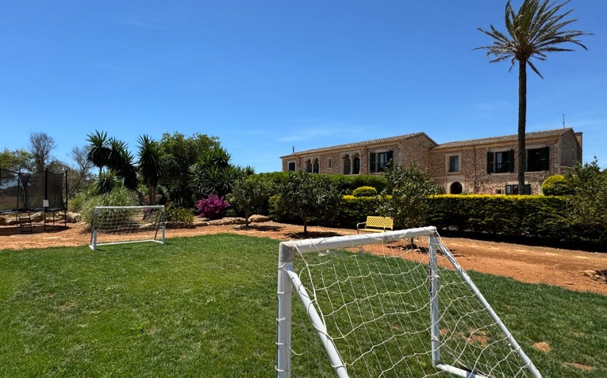 Football field at the Mallorcan Family Hotel 