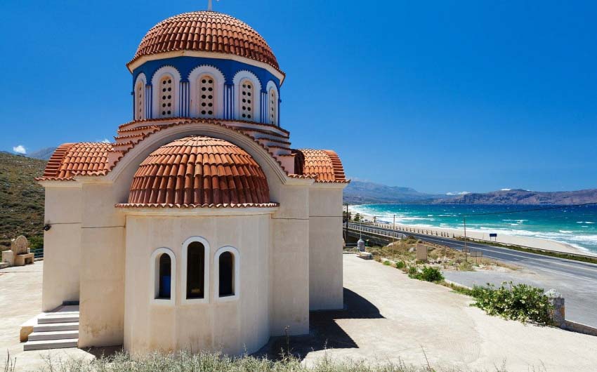 Crete's Orthodox Church with The Little Voyager