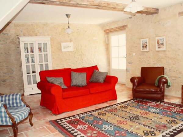 French Hamlet Bergerie Living Area with The Little Voyager