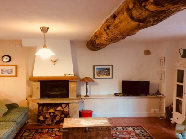French Hamlet Pierres Fireplace with The Little Voyager