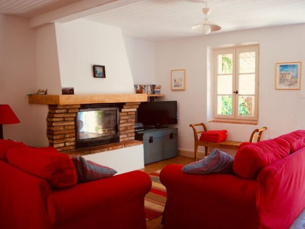 French Hamlet Porcherie Living Room with The Little Voyager