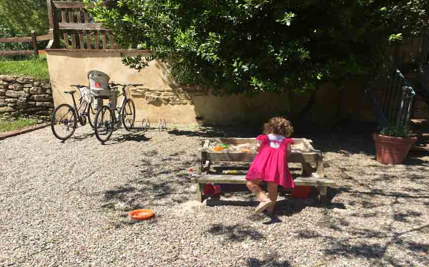 French Hamlet Sandpit with The Little Voyager