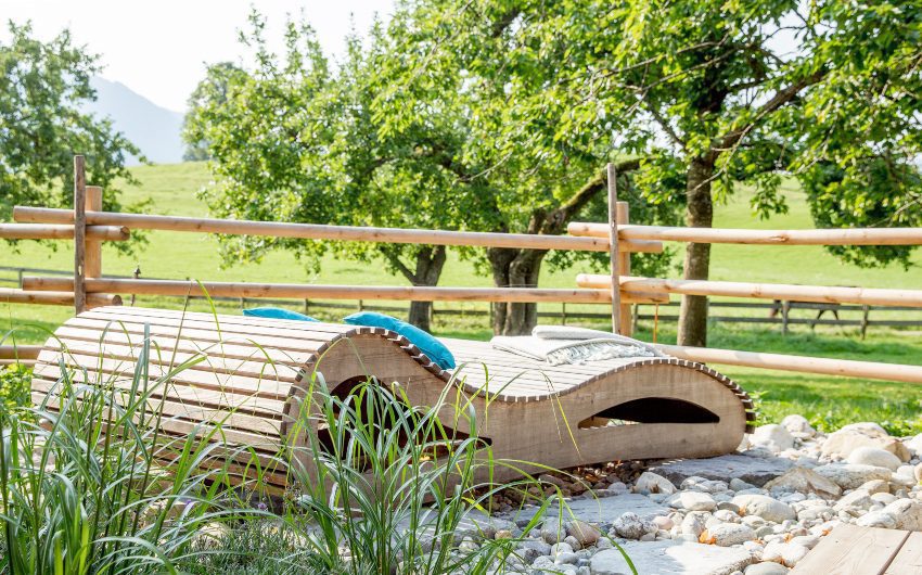 Garden area at the Bavarian Farm