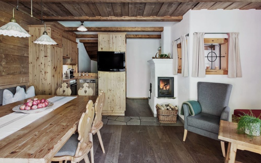 Inside chalet at the Austrian Countryside Chalets