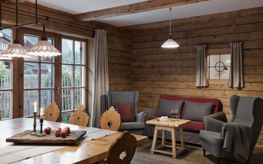Living room at the Austrian Countryside Chalets