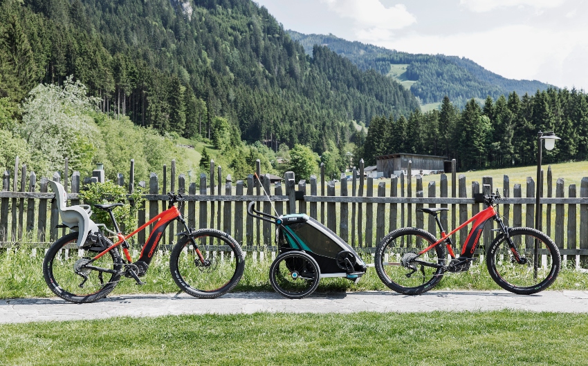 Bikes at the Austrian Countryside Chalets