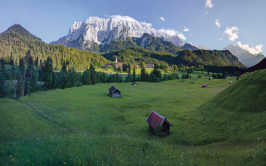 Mountain landscape at Schloss Elmau