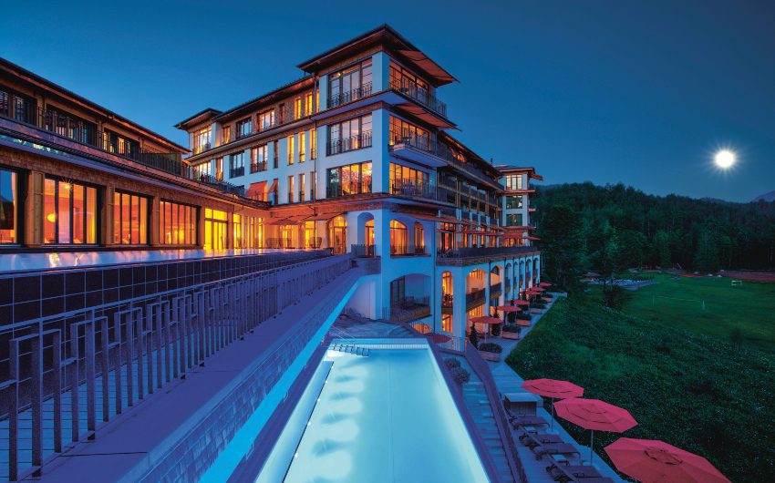 Retreat outside view at Schloss Elmau