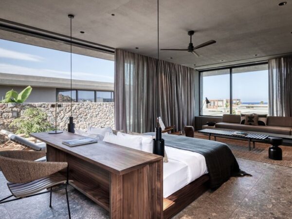 Tropical Family Pavilion at the Cretan Seaside Retreat