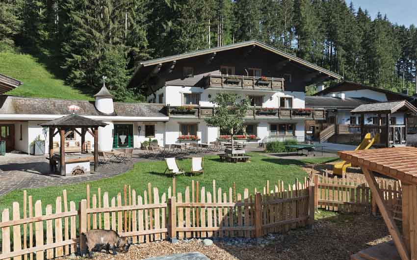 Austrian Countryside Chalets Main House with The Little Voyager