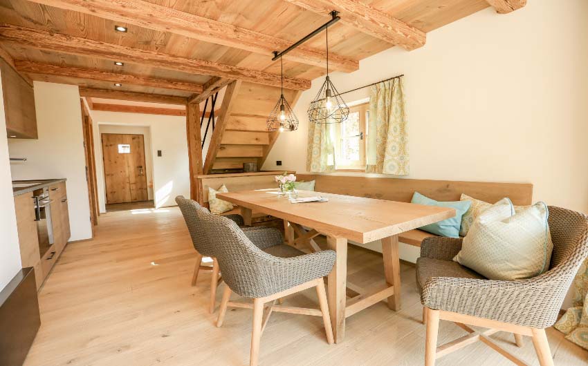 The Bavarian Farm Dining Table with The Little Voyager