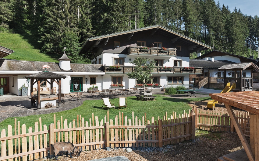 Main house at the Austrian Countryside Chalets