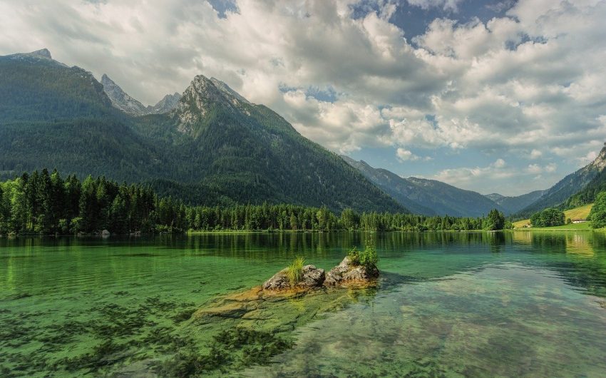 Bavaria Hintersee Lake in Bavaria