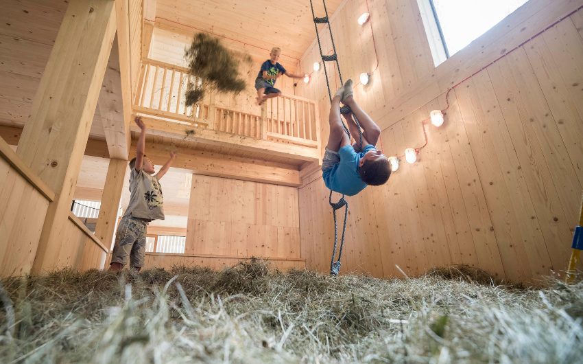 Play barn at the South Tyrolean Nature Resort