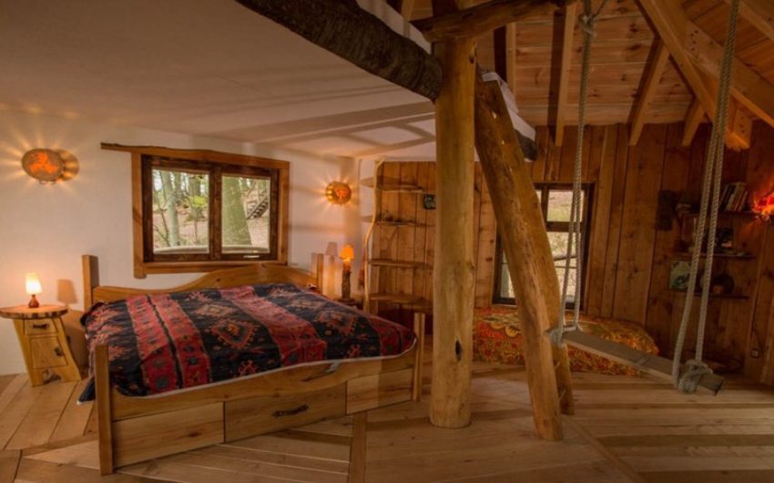 inside the German Treehouses