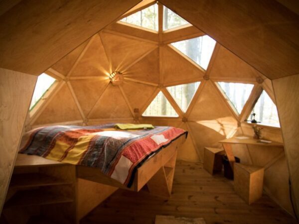 Interior of a Treehouse at the German Treenhouses