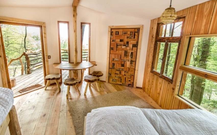 German Treehouses Interior with The Little Voyager