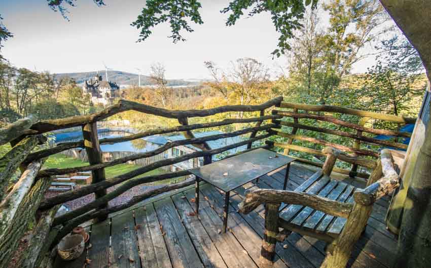 German Treehouses Terrace with The Little Voyager