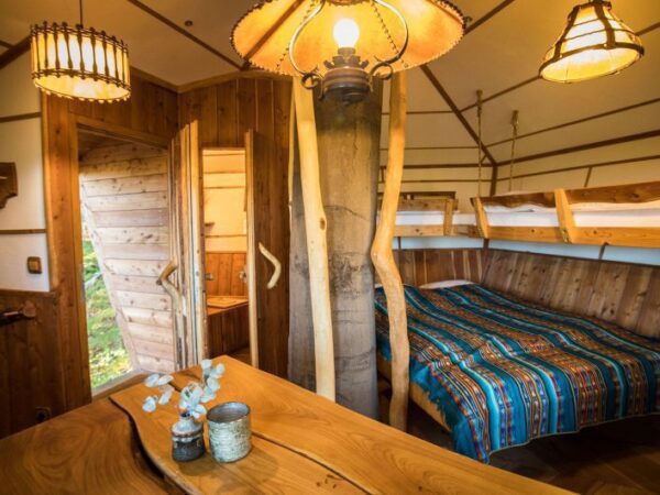 inside Treehouse at the German treehouses