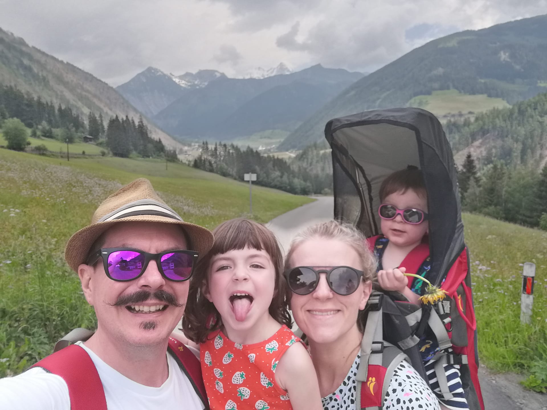 Little Voyager traveller family at the Austrian Mountain Resort