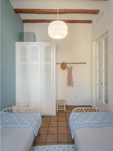 Costa Brava Pool House twin bedroom