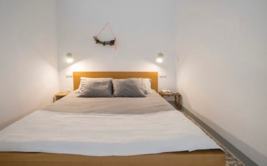 Bedroom at the Costa Brava Beach Apartment