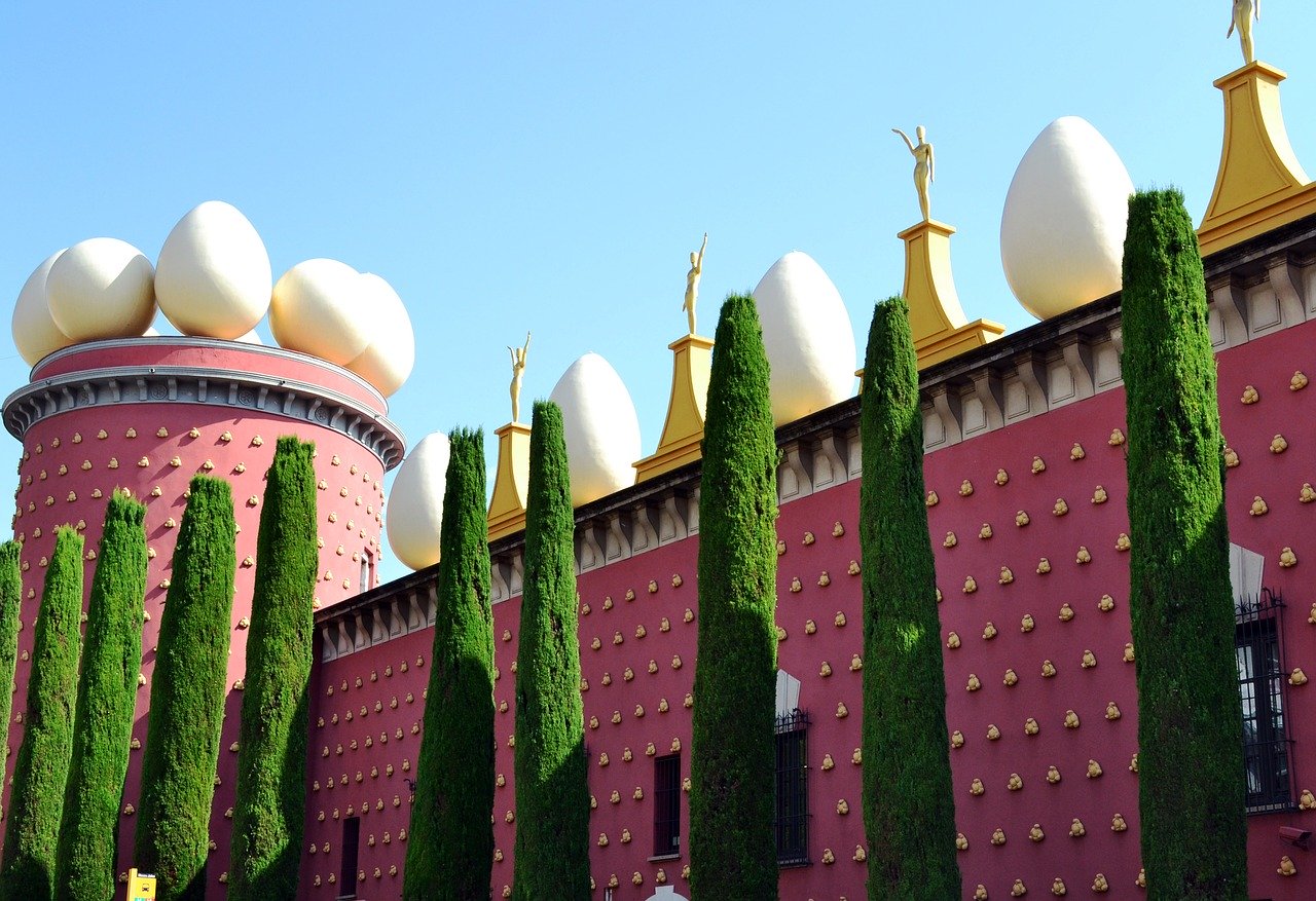 Facade of Dali Museum in Figueres