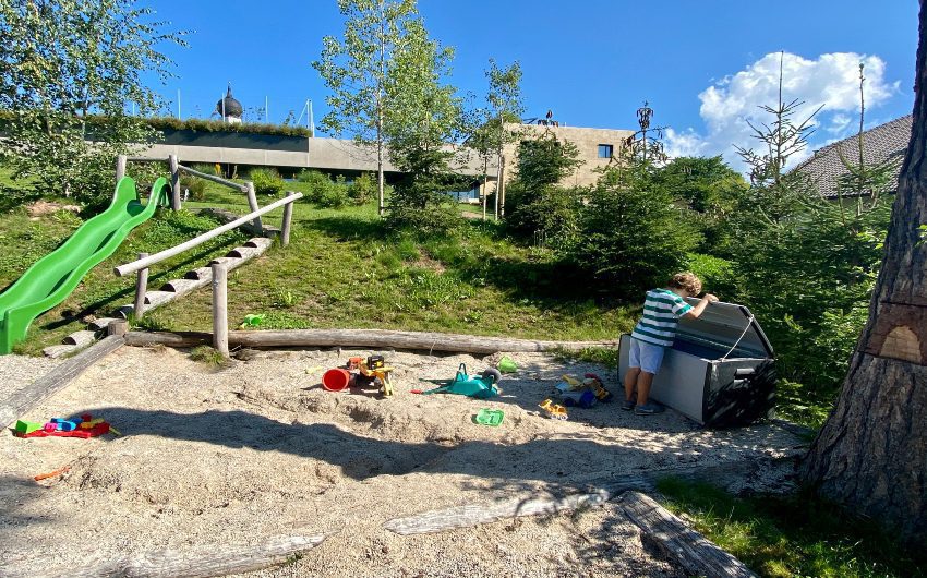 Playground at the South Tyrolean Art Nouveau Hotel