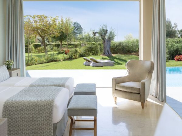 Three bedroom family suite with private pool at Porto Sani
