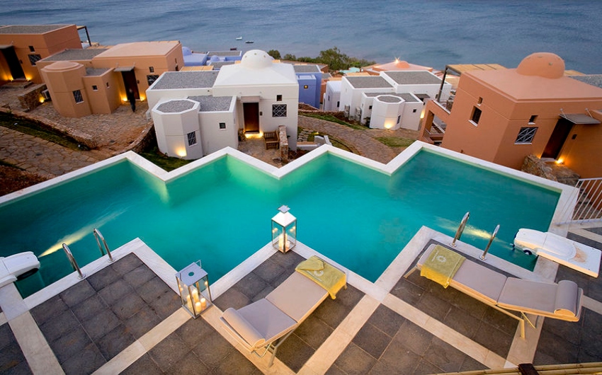 Resort view at Domes of Elounda