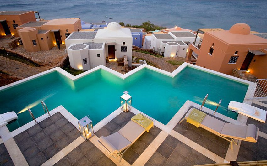 Resort view at Domes of Elounda