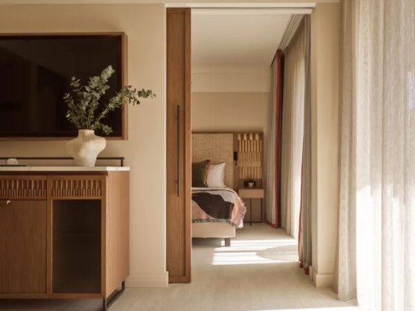 inside a deluxe family suite at a hotel