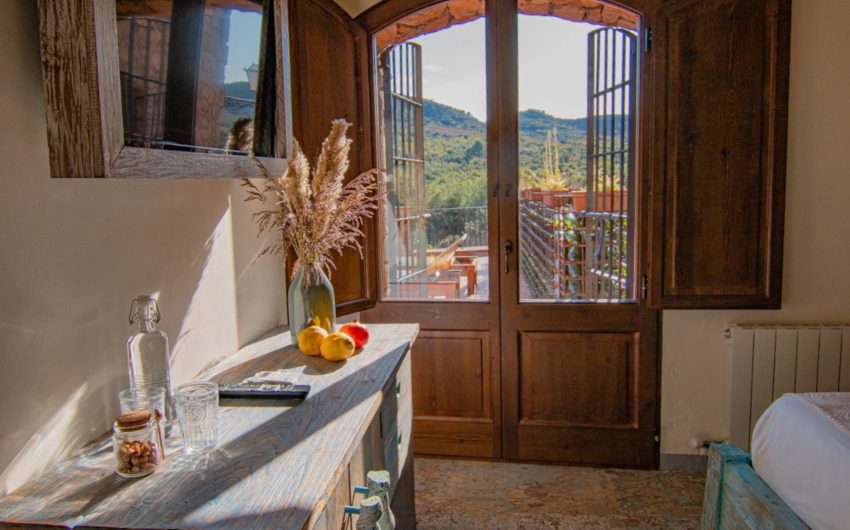 Bedroom at the Catalan Rustic Hideaway