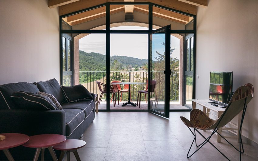 Living area at The Catalan Country Apartments 