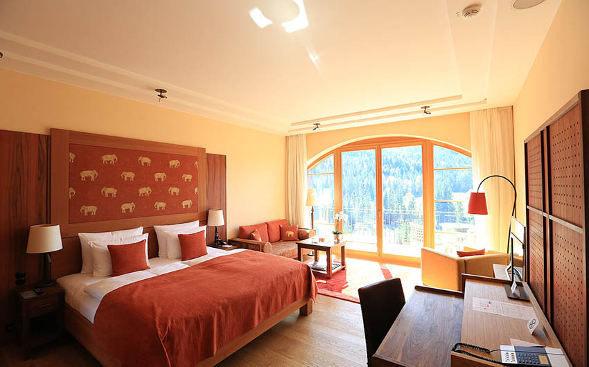 Double room at Schloss Elmau with The Little Voyager