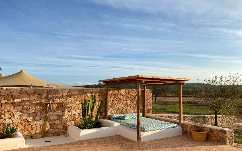 Daybed at the Ibizan Countryside Retreat
