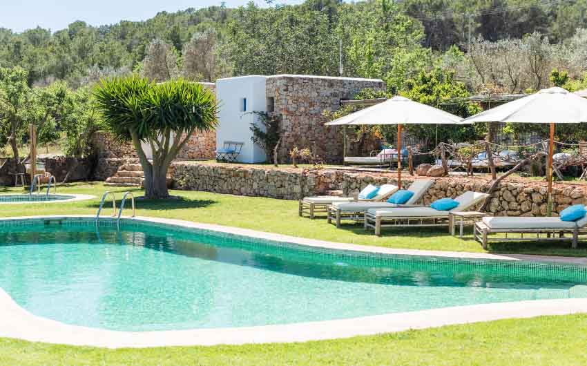 Pool at the Ibizan Countryside Retreat