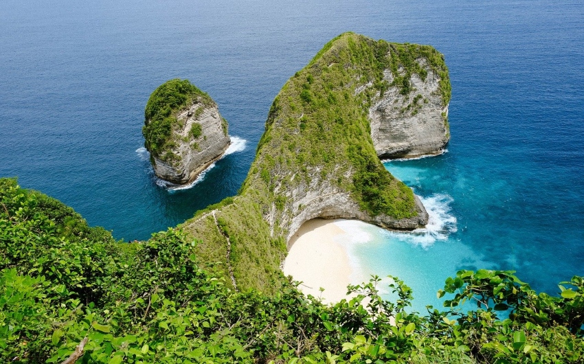 Cliff on Bali island
