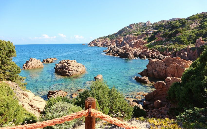 Sardinia rocky coastal view