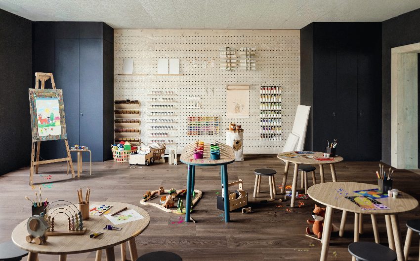 Kids playroom at The South Tyrolean Family Hideaway