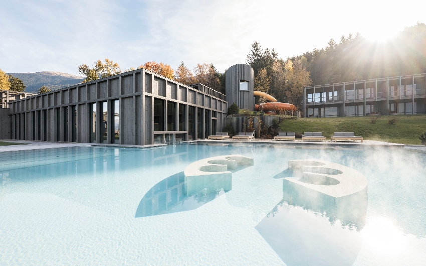 Outdoor pool at AKI Family Resort PLOSE