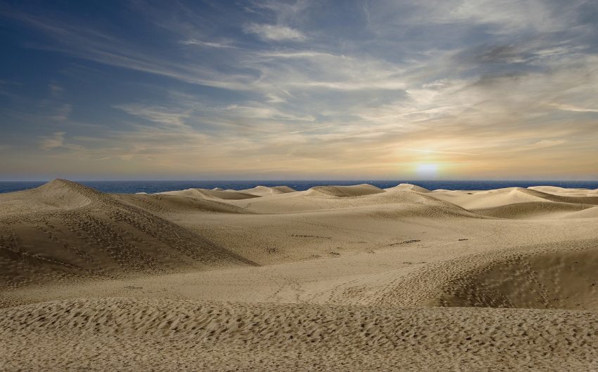 Desert landscape in Gran Canaria