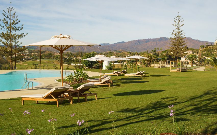 Outdoor swimming pool at the Andalusian Hideaway